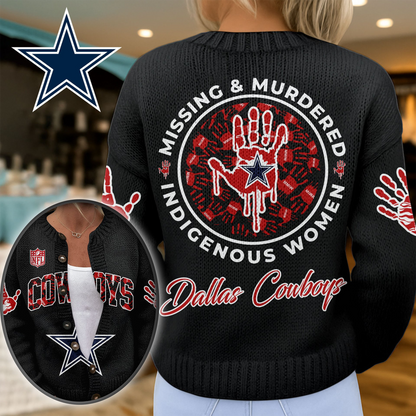 DC Premium NFL Cozy Knit Cardigan DDT NTL
