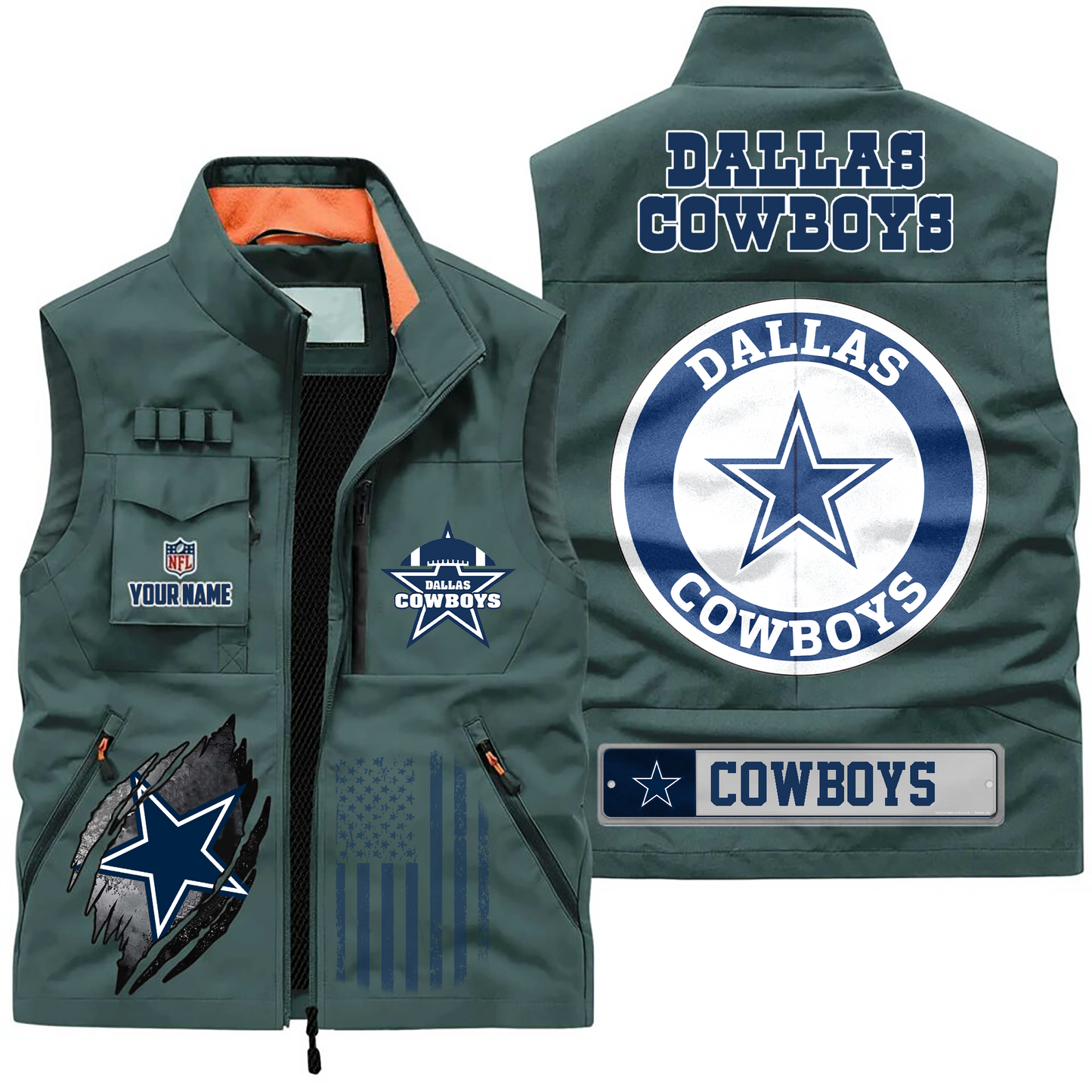 DC Premium NFL Fishing Vest DDT CTND