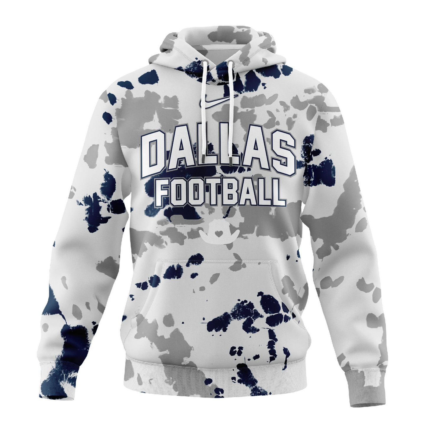 DC Premium NFL Gridiron Splash Personalized Hoodie DDT CTND