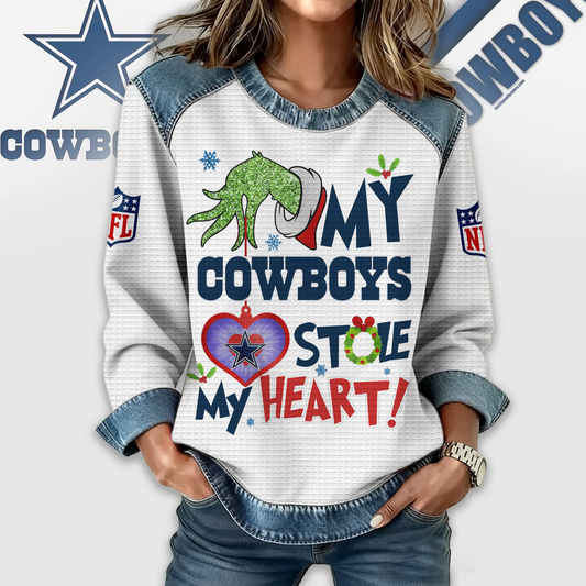 DC Premium NFL Grinch Women‘s Casual Sweatshirt DDT 081125 NTL