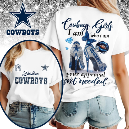 DC Premium NFL I Am Who I Am Glitter 3D Apparel DDT NTL