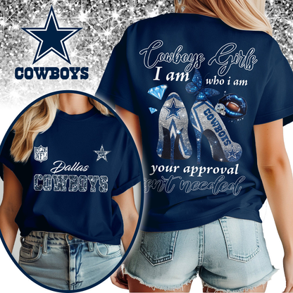 DC Premium NFL I Am Who I Am Glitter 3D Apparel DDT NTL