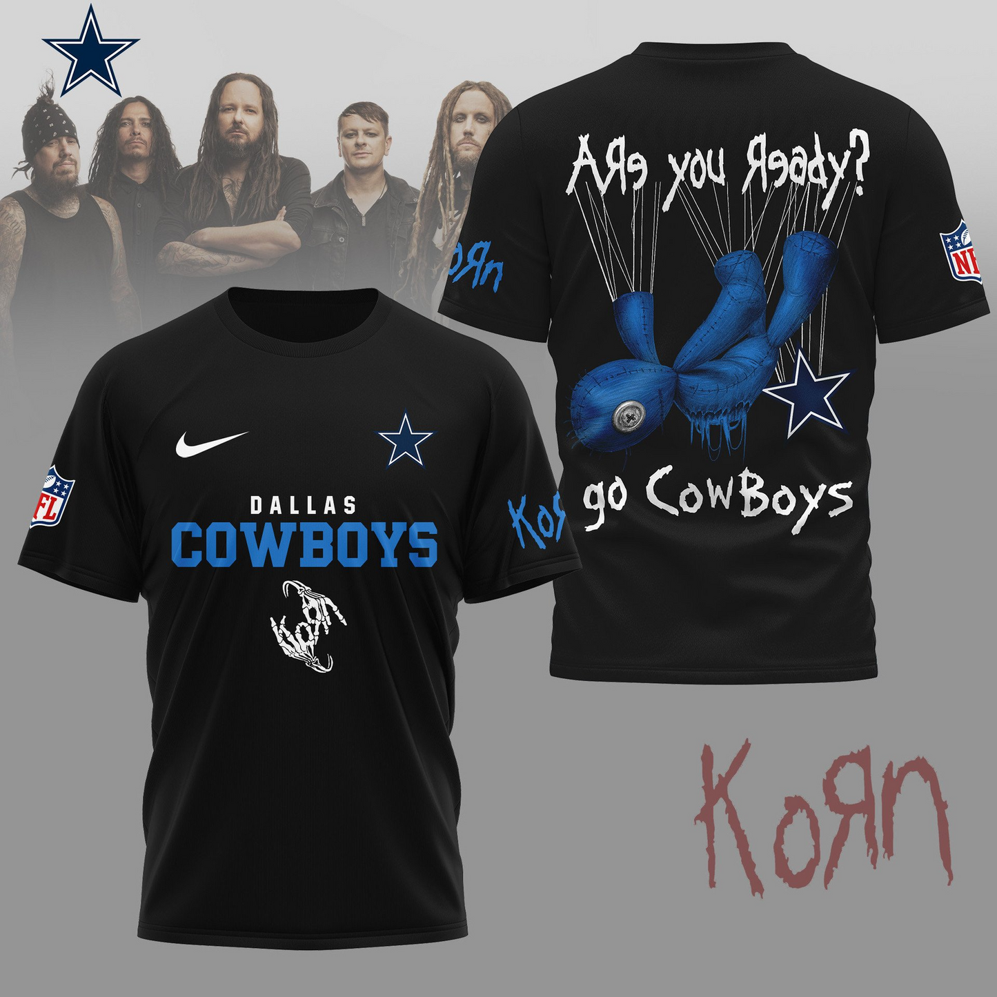 DC Premium NFL Korn Fan Shirt DDT CTND