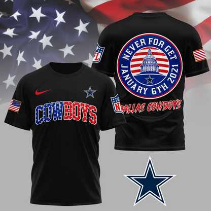 DC Premium NFL Never Forget January 6th 3D Shirt DDT 281125 NTL