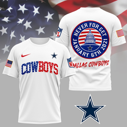 DC Premium NFL Never Forget January 6th 3D Shirt DDT 281125 NTL