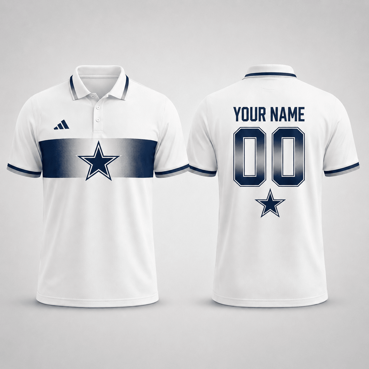 DC Premium NFL Personalized Match Day Polo Shirt