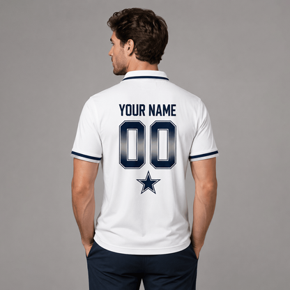 DC Premium NFL Personalized Match Day Polo Shirt