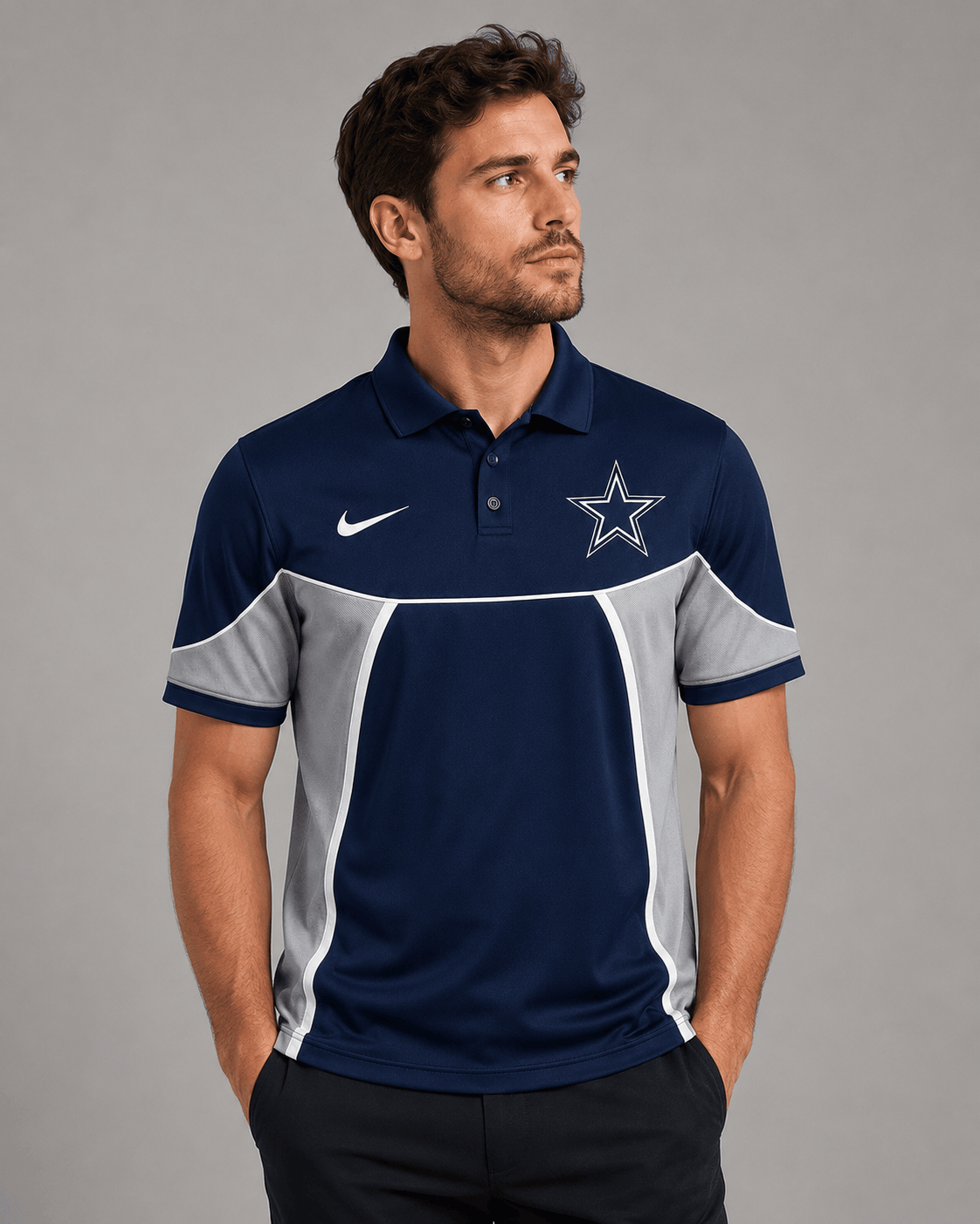 DC Premium NFL Personalized Sports Style Polo Shirt