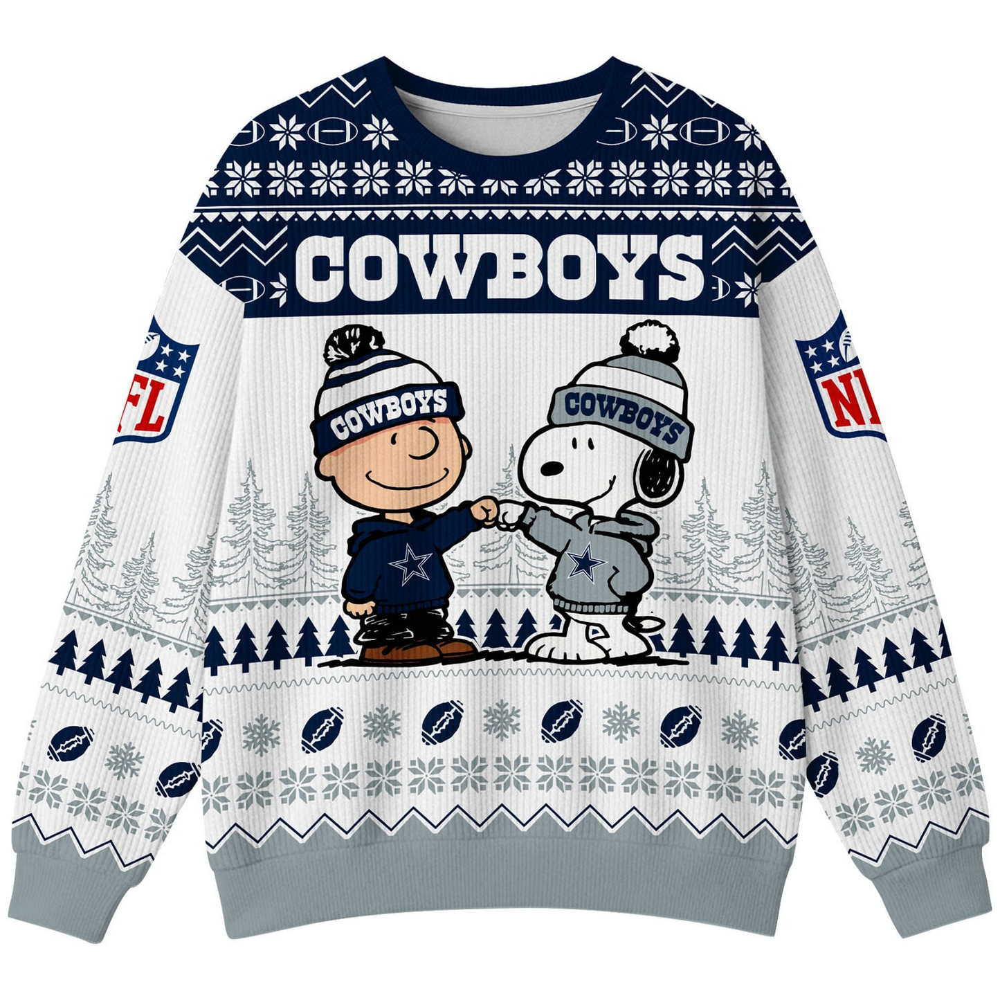 DC Premium NFL Snoopy Winter SweatShirt DDT CTND