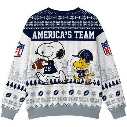 DC Premium NFL Snoopy Winter SweatShirt DDT CTND