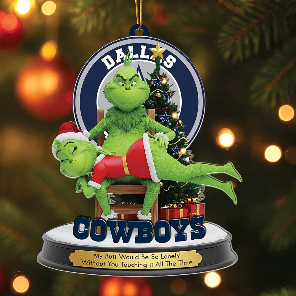 DC Premium NFL x Grinch Acrylic Ornament DDT NTL