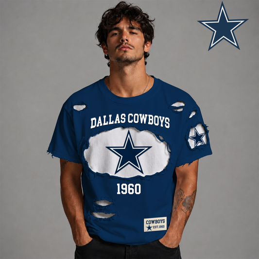 DC x NFL LUXURY CREW-Neck T-Shirt FOR SUMMER HOLIDAY  180626