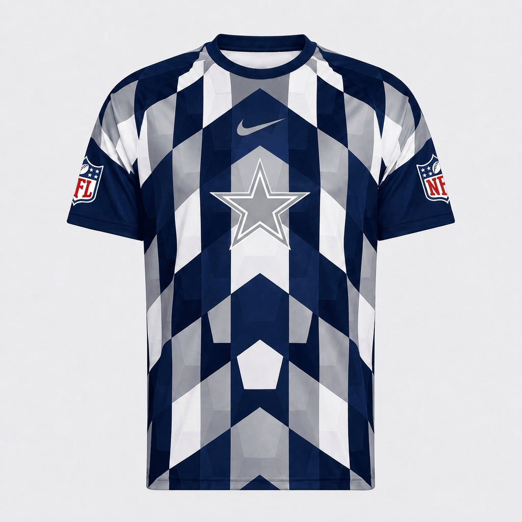 DC x Premium NFL Geometric Fan Performance T-Shirt