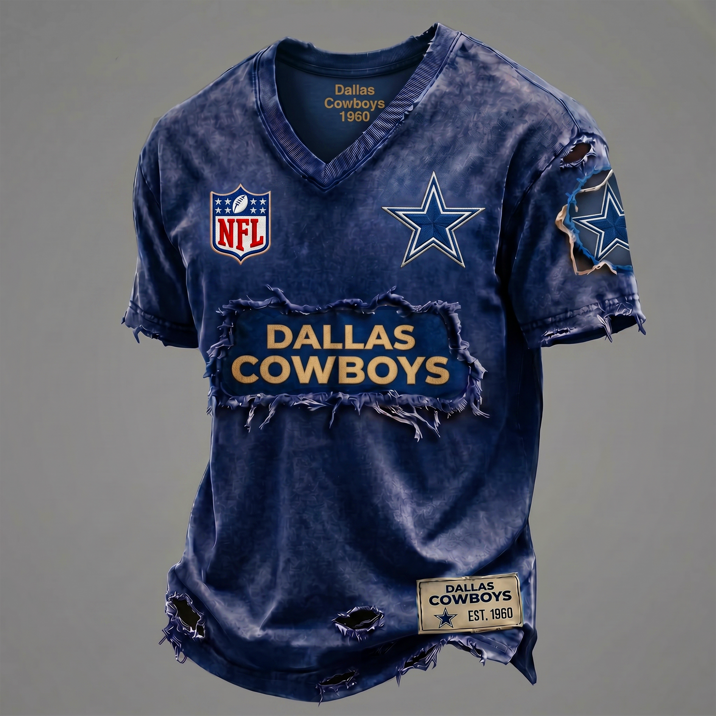 DC NFL Premium V-Neck T-shirt Gift For Fans 0306 NAK DATND TTT