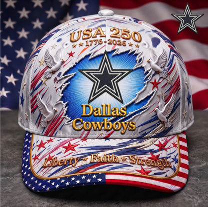 Premium NFL x DC 250 Years Anniversary Of Freedom Cap V4  260626