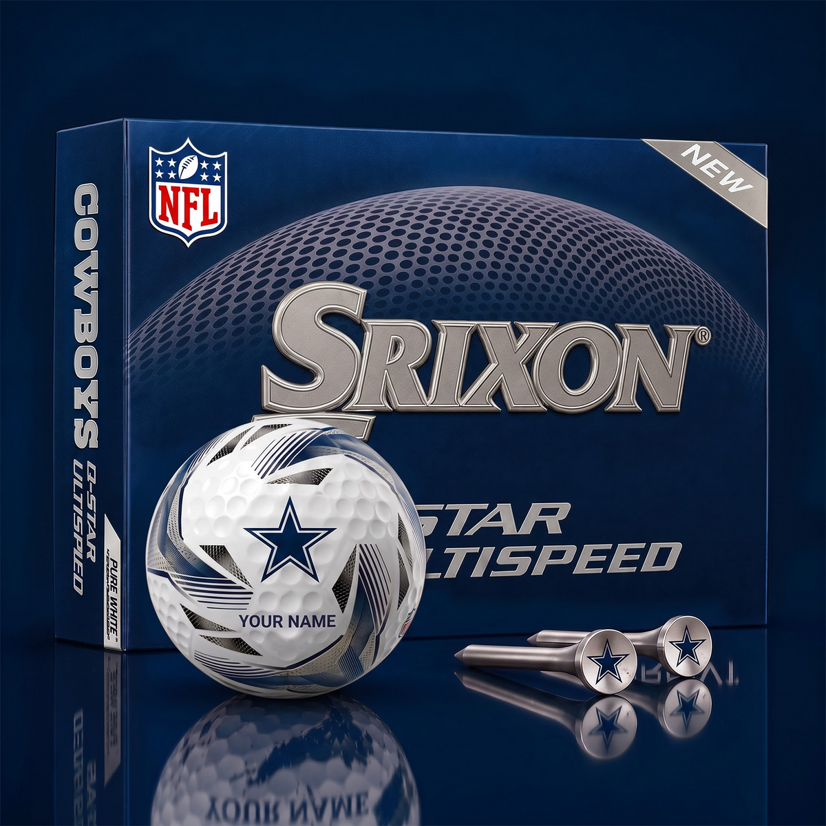 DC_NFL Football Fan Signature Golf Ball Set – Personalized Edition