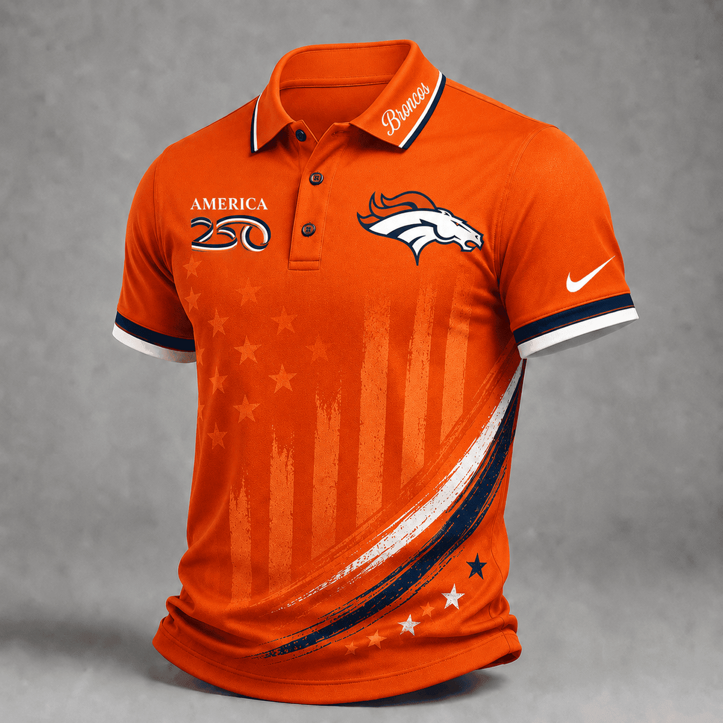 DEN Premium NFL America 250 Limited Edition Polo Shirt 2406