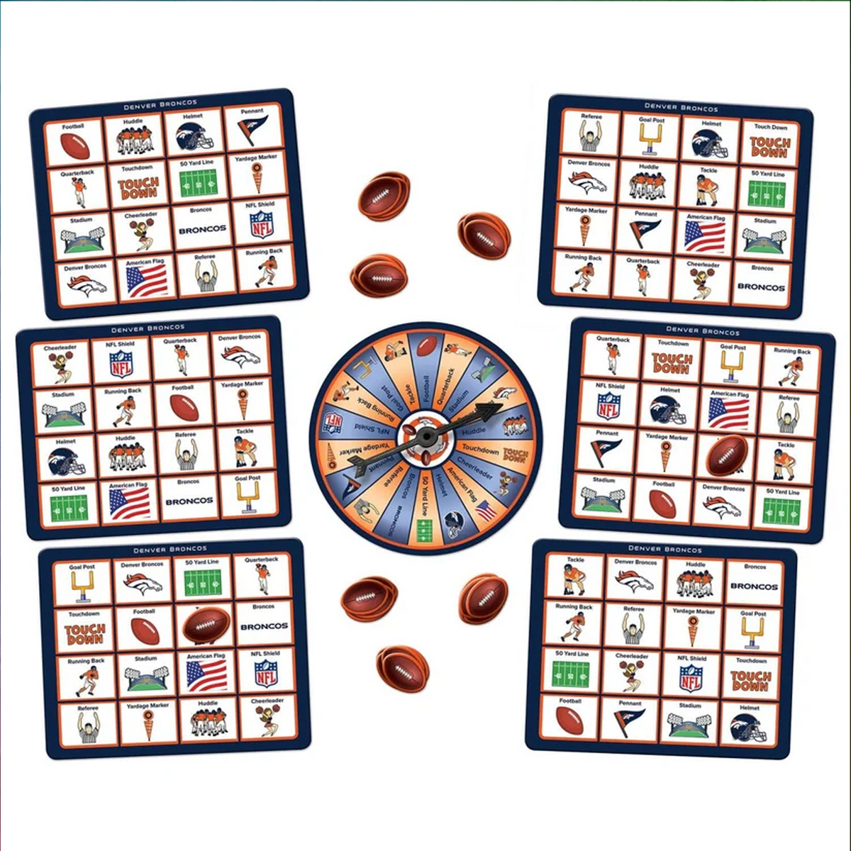 DEN x NFL Bingo Game