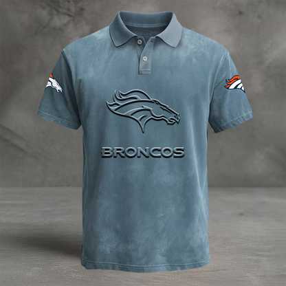 DEN x NFL Embossed Polo Shirt DATND TANTD