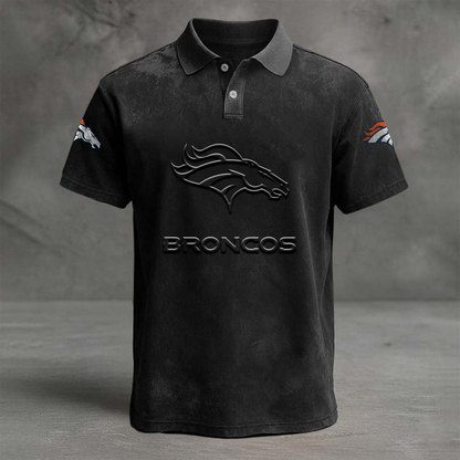 DEN x NFL Embossed Polo Shirt DATND TANTD