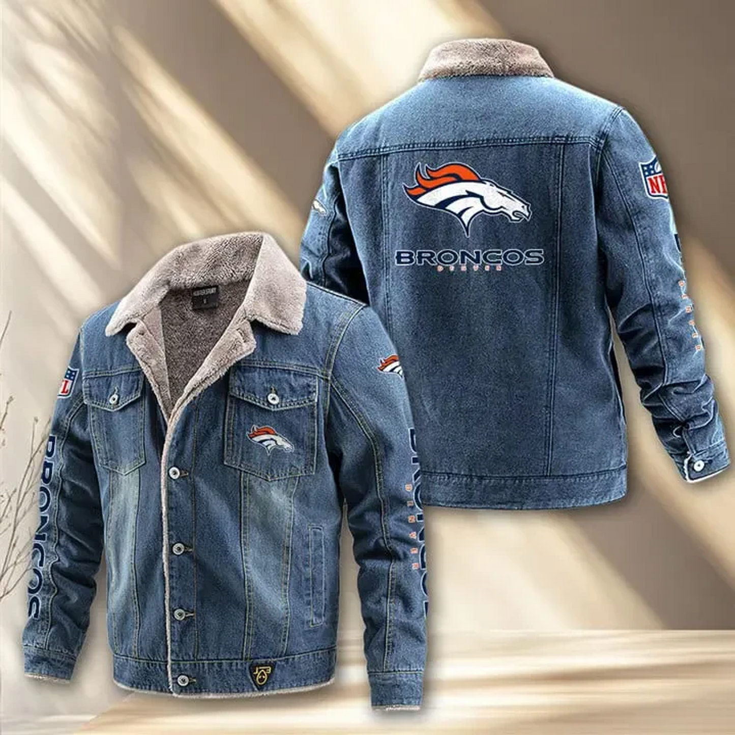 DEN x NFL Fleece Lined Denim Jacket DatND DVT