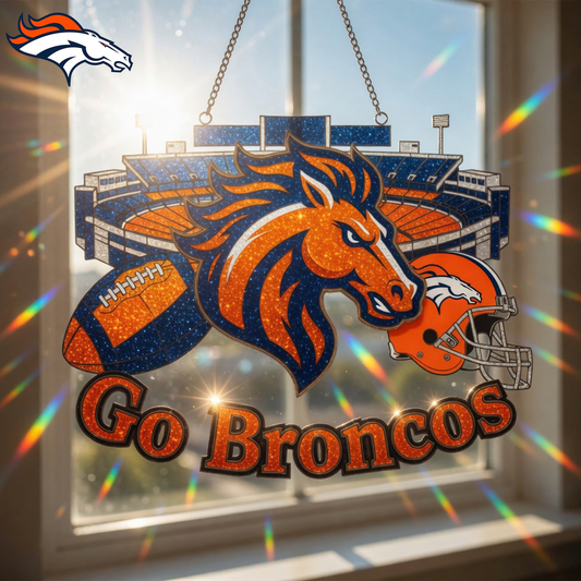 DEN x NFL Game Day Suncatcher