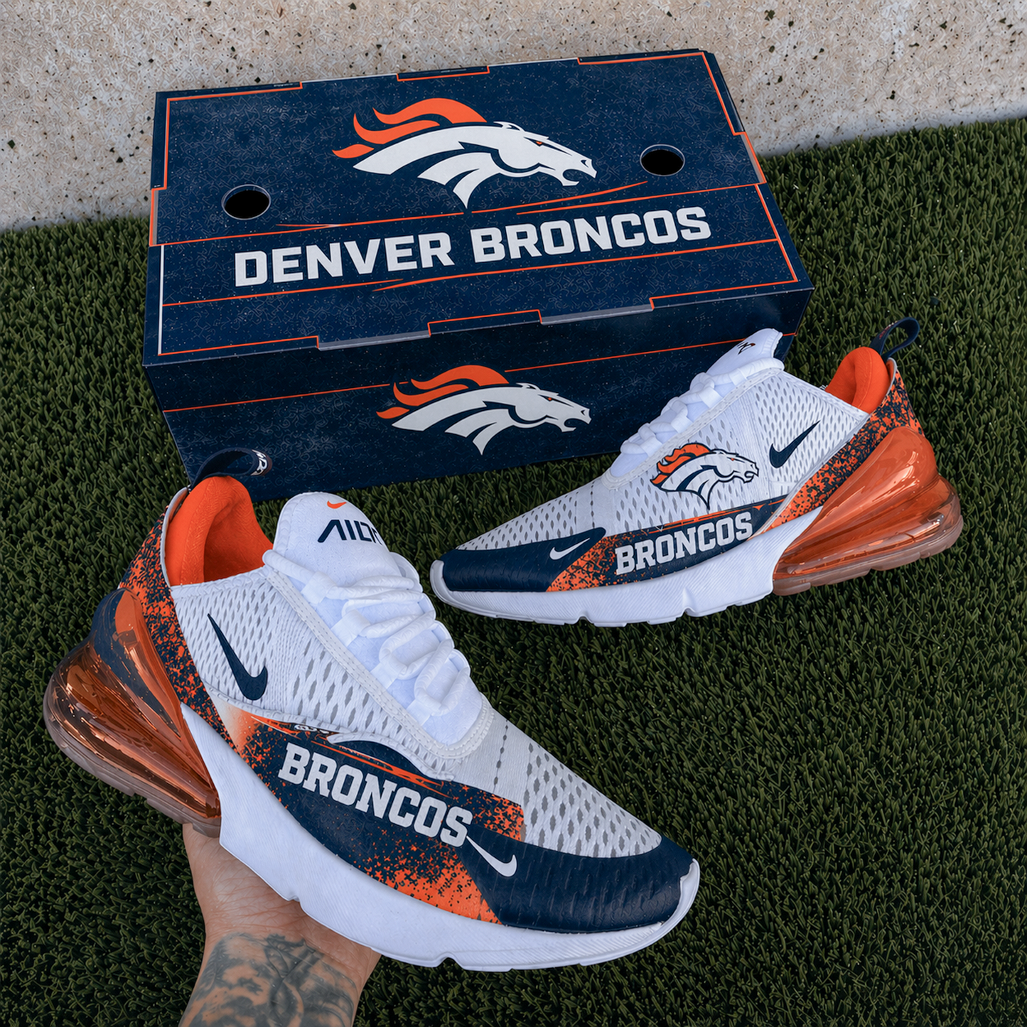 DEN x NFL Nike Air Max 270 Shoes 2104 DatND DVT