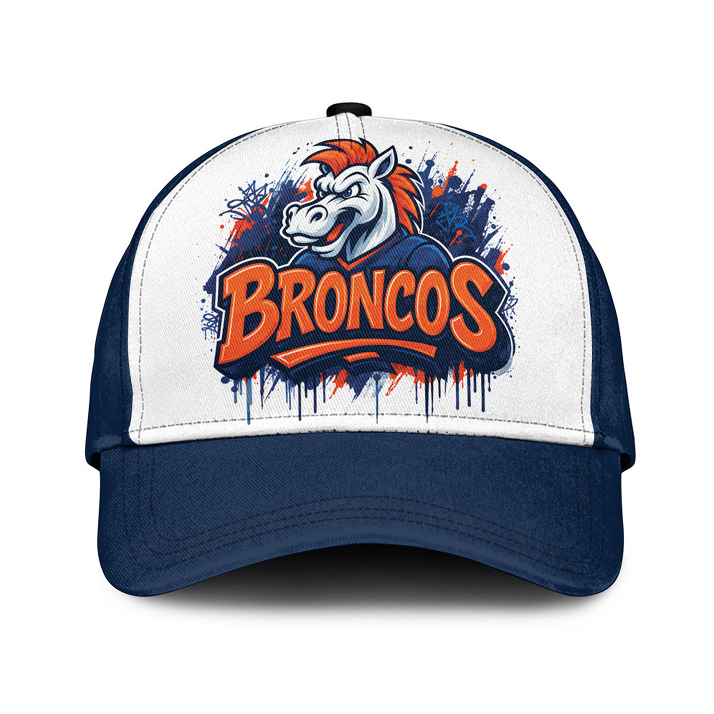 DEN x NFL Premium Custom Graffiti Team Cap