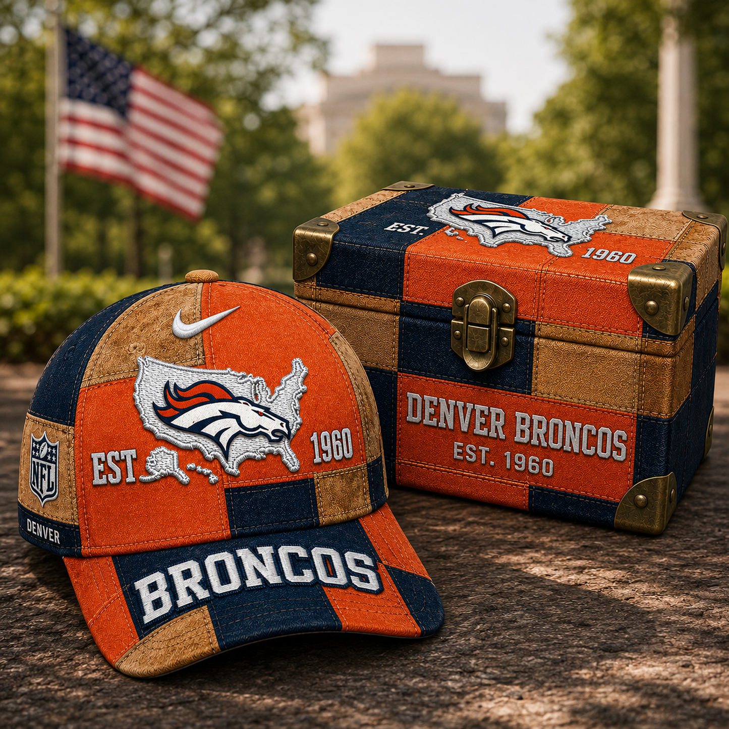 DEN x NFL Premium Heritage Game Day Classic Cap 1505 DatND DVT