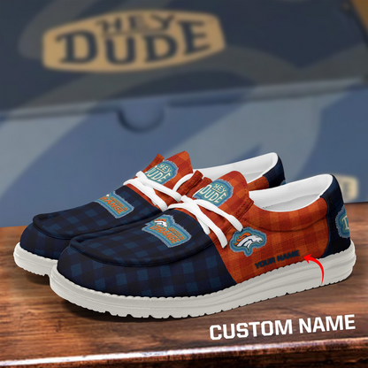 DEN x NFL Premium Hey Dude Shoes DATND TANTD