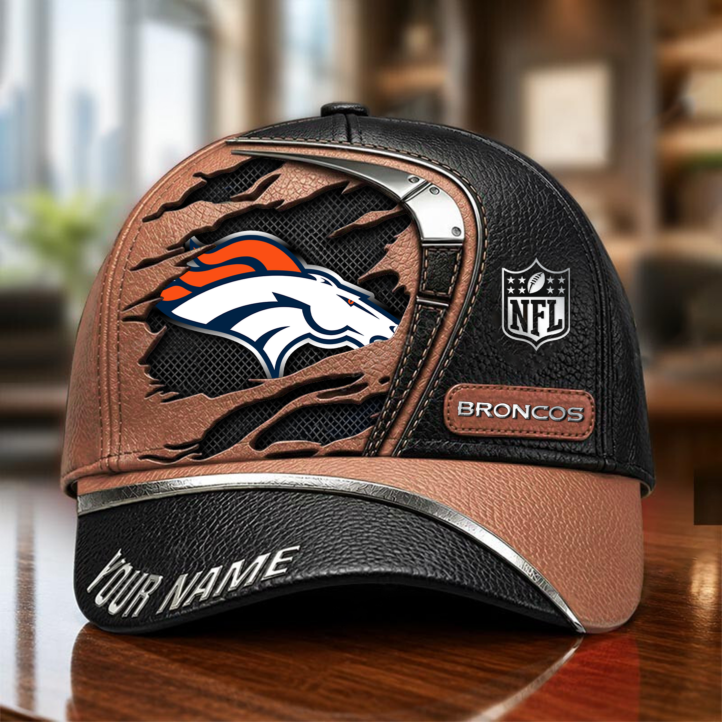 DEN x NFL Premium Multicolor 3D Cap 200626