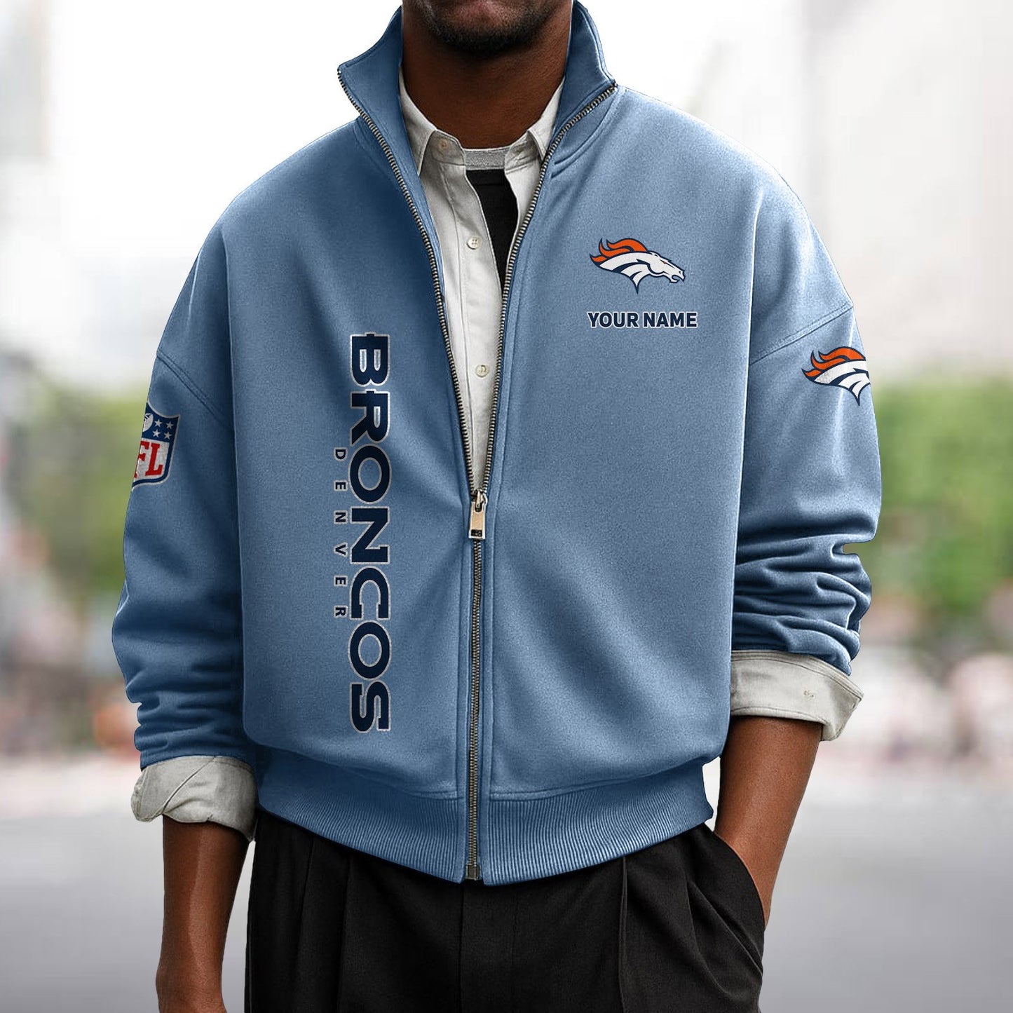 DEN x NFL Sweatshirt Full Zip DATND TANTD