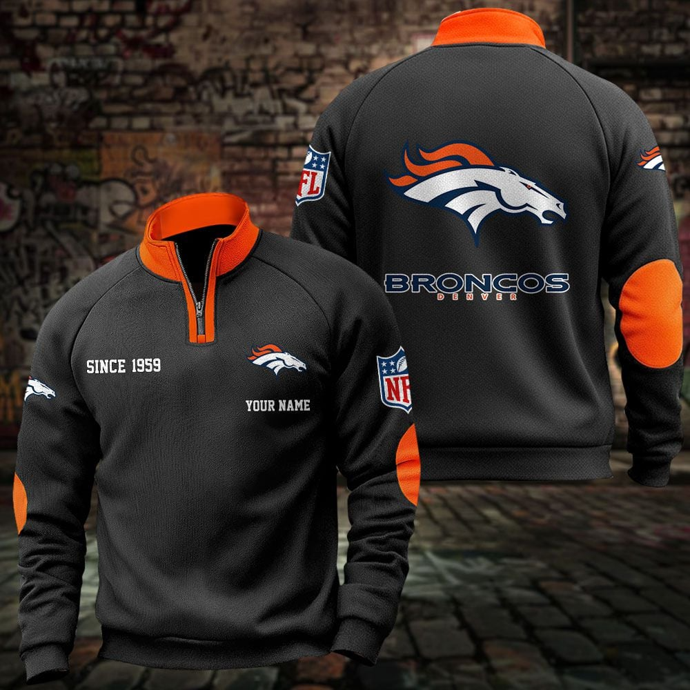 DEN x NFL Sweatshirts Quarter Collared Sweatshirt Pullover DatND DVT