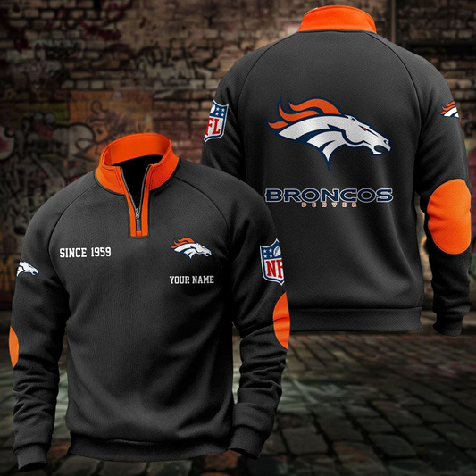 DEN x NFL Sweatshirts Quarter Collared Sweatshirt Pullover DatND DVT