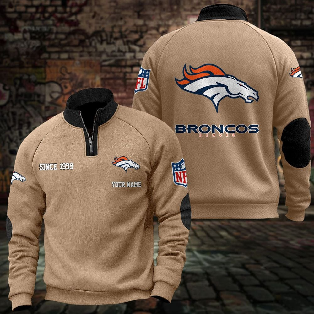DEN x NFL Sweatshirts Quarter Collared Sweatshirt Pullover DatND DVT