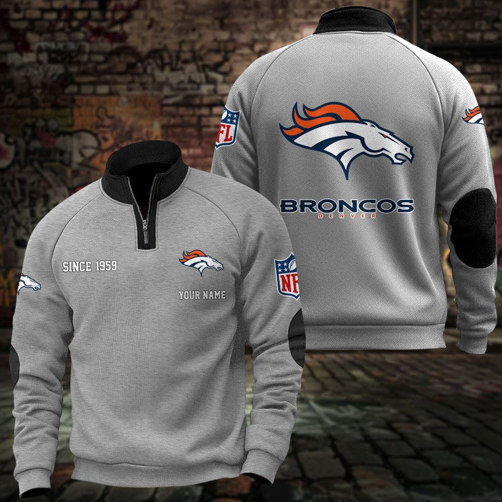 DEN x NFL Sweatshirts Quarter Collared Sweatshirt Pullover DatND DVT