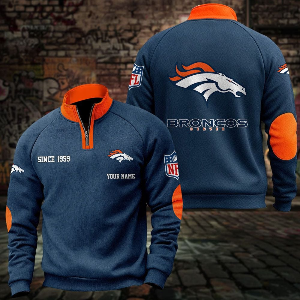 DEN x NFL Sweatshirts Quarter Collared Sweatshirt Pullover DatND DVT