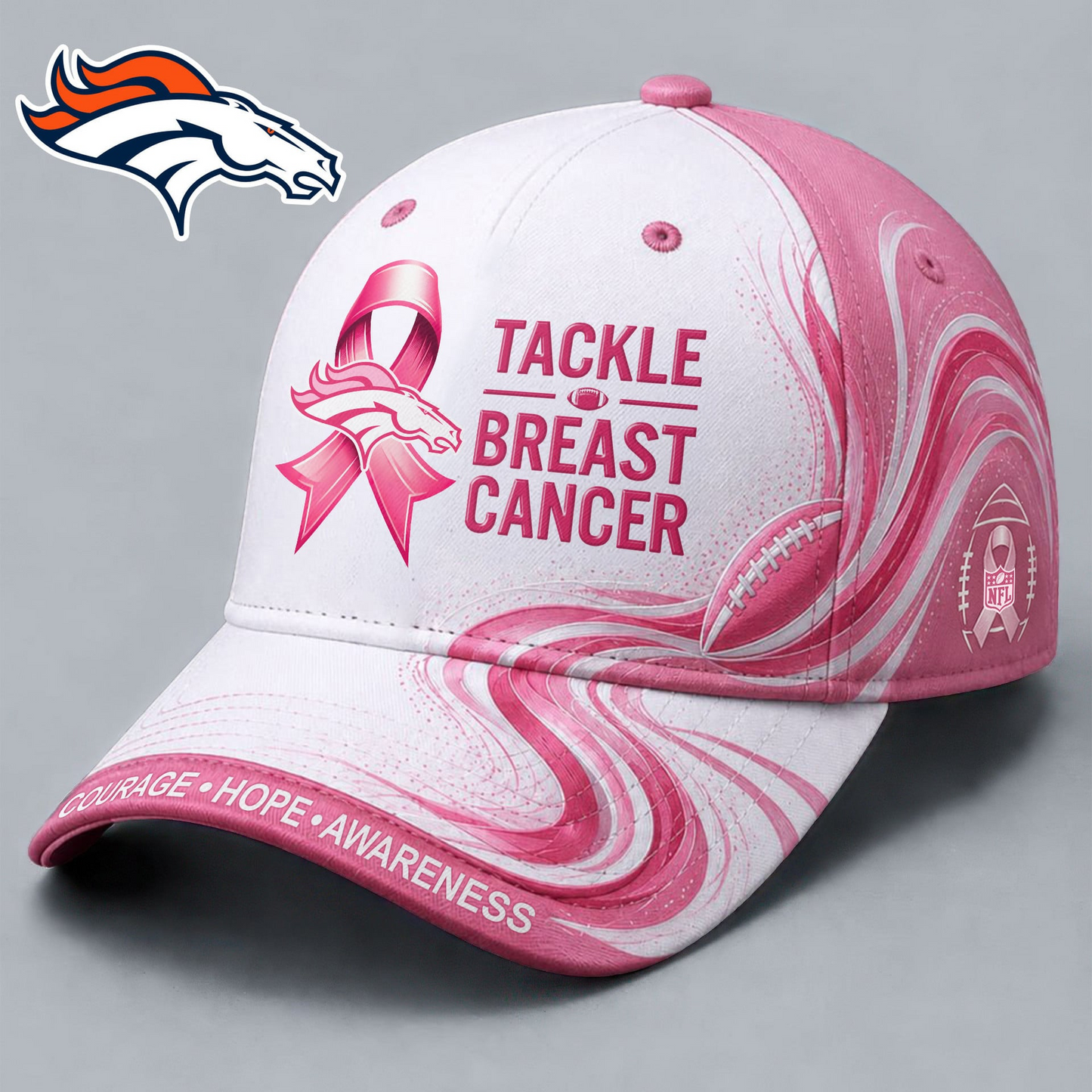 DEN x NFL Tackle Breast Cancer Cap
