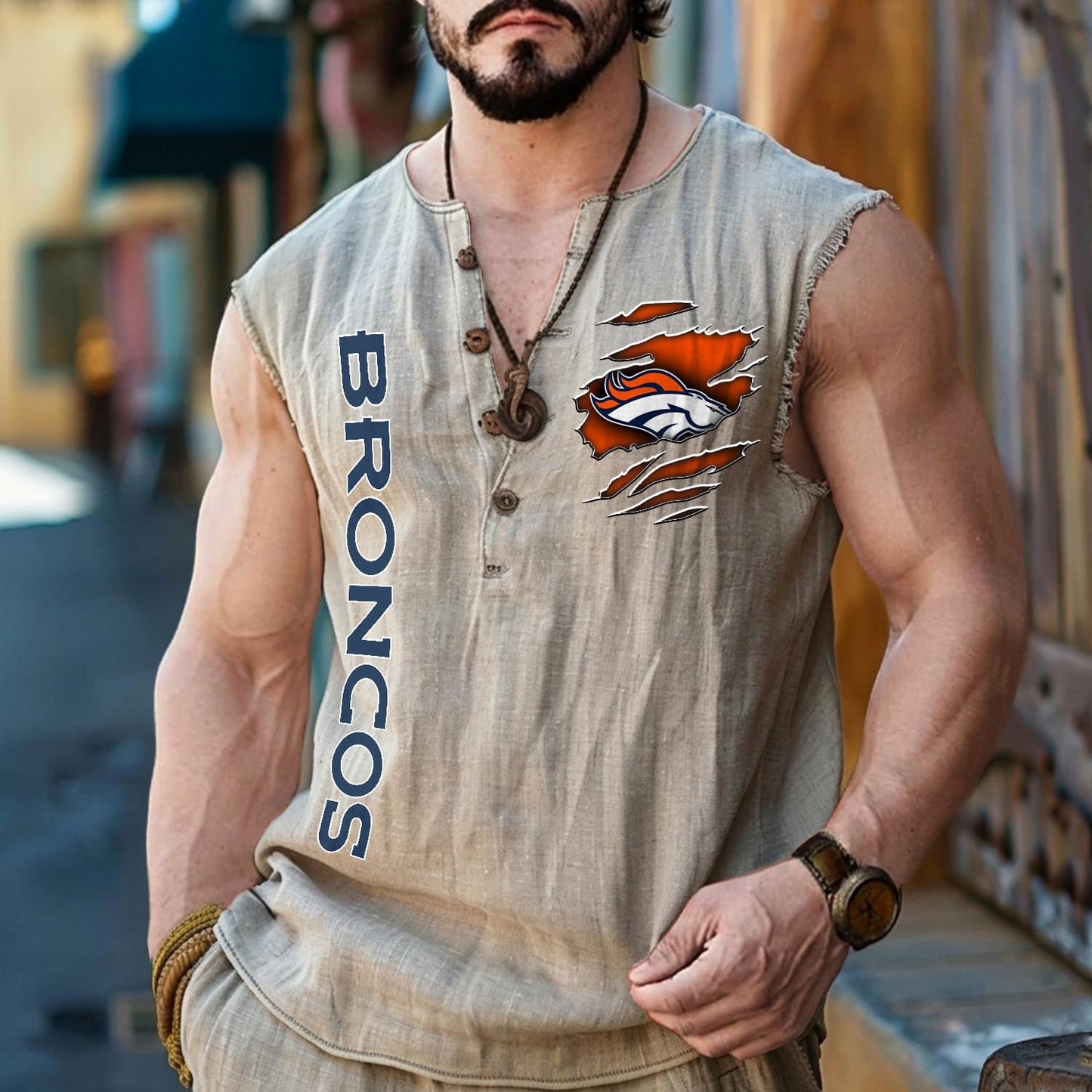 DEN x NFL Tank Tops 2805 DatND DVT