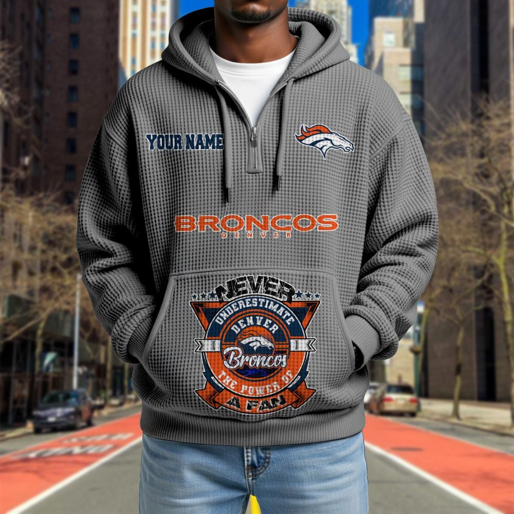 DEN x NFL Waffle Hoodie DATND TANTD