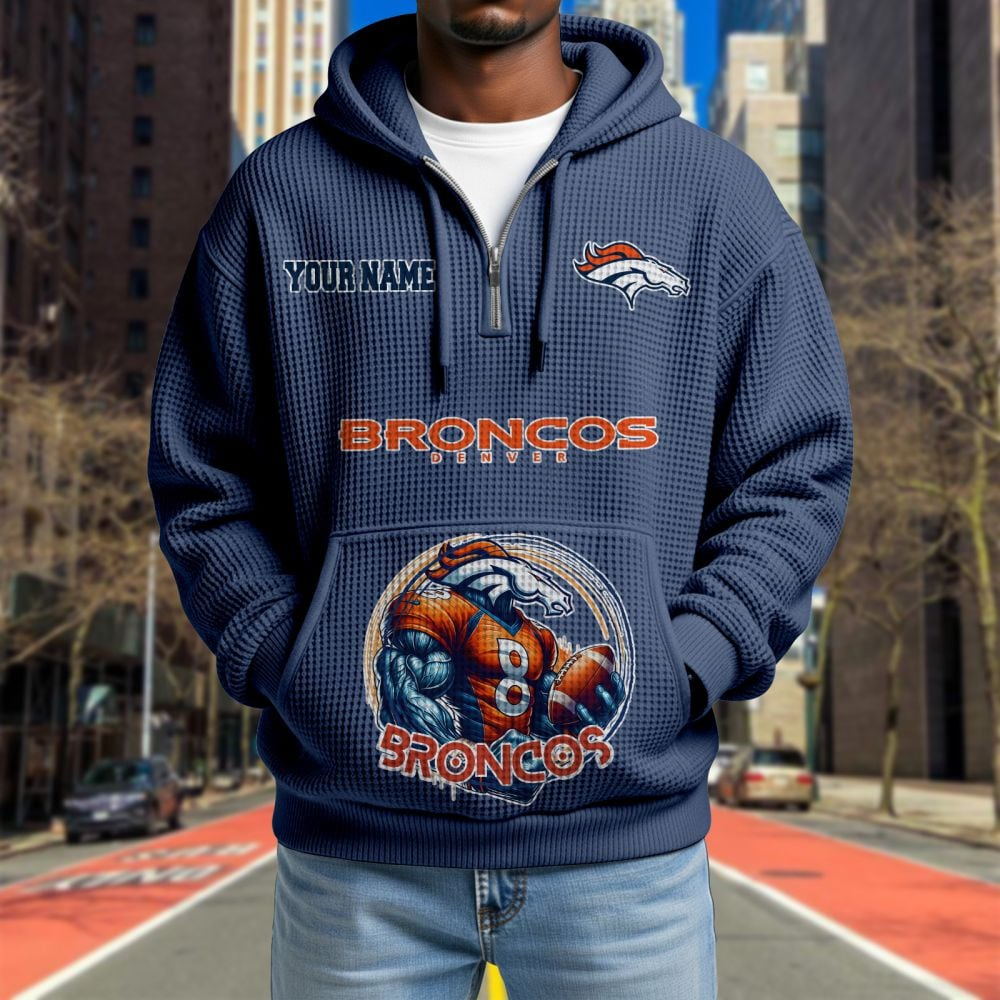 DEN x NFL Waffle Hoodie DATND TANTD