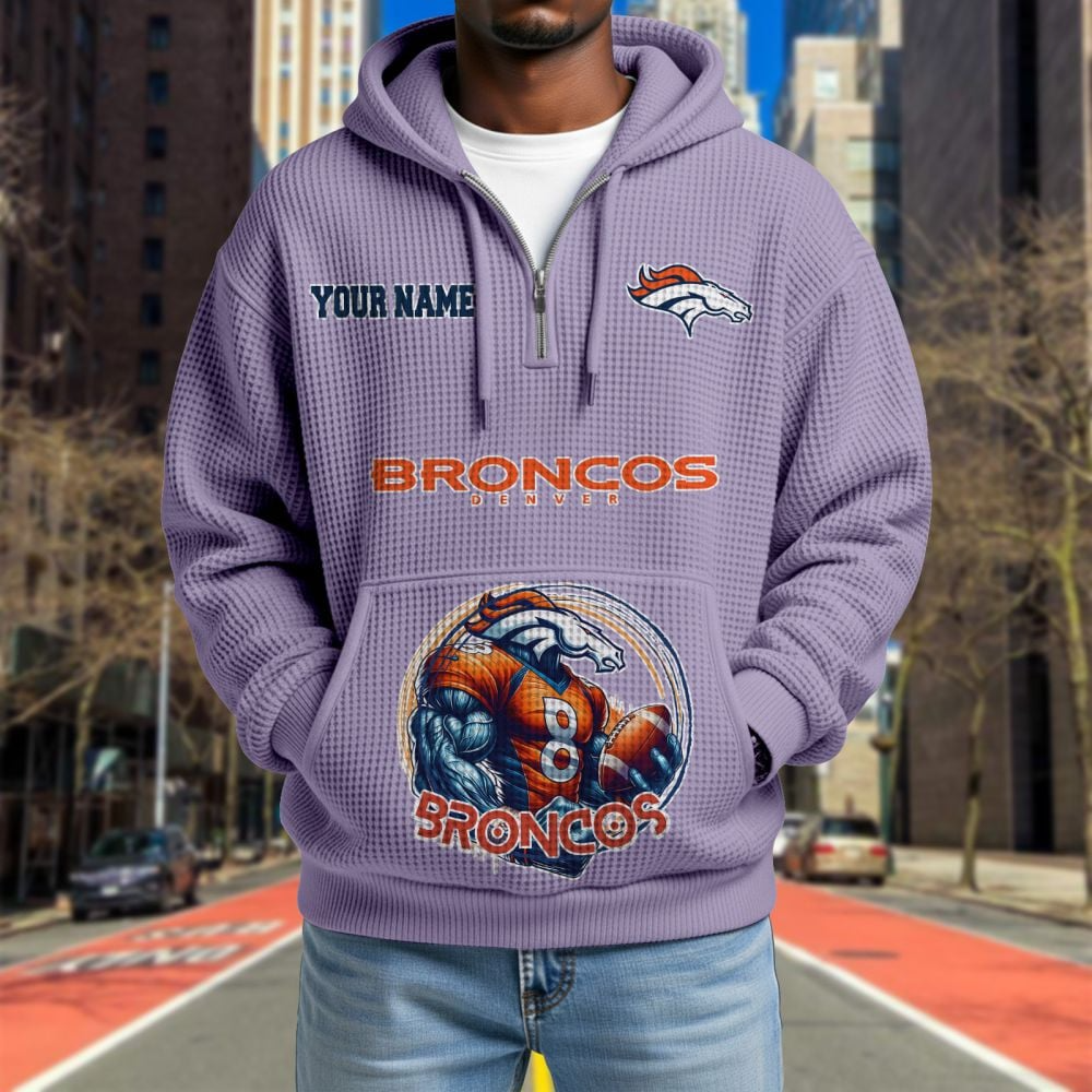 DEN x NFL Waffle Hoodie DATND TANTD
