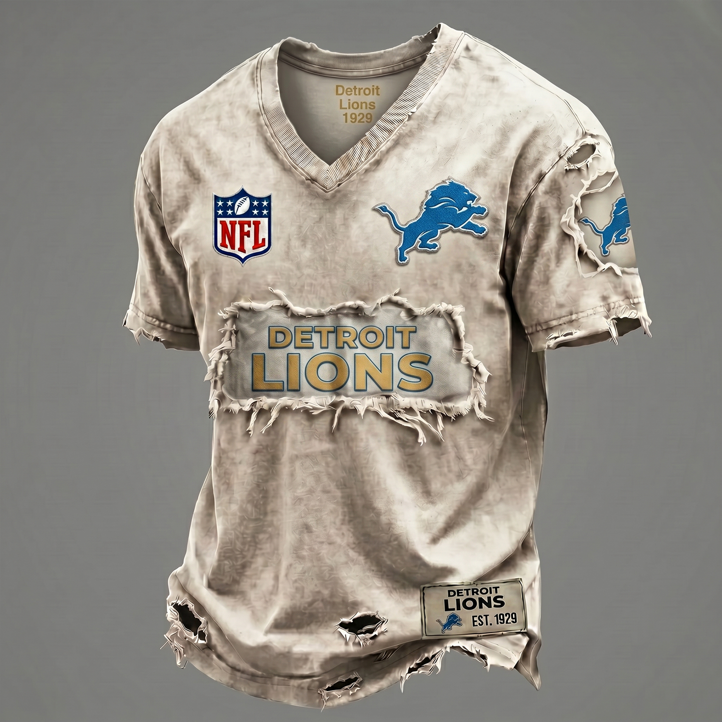 DL NFL Premium V-Neck T-shirt Gift For Fans 0306 NAK DATND NHT