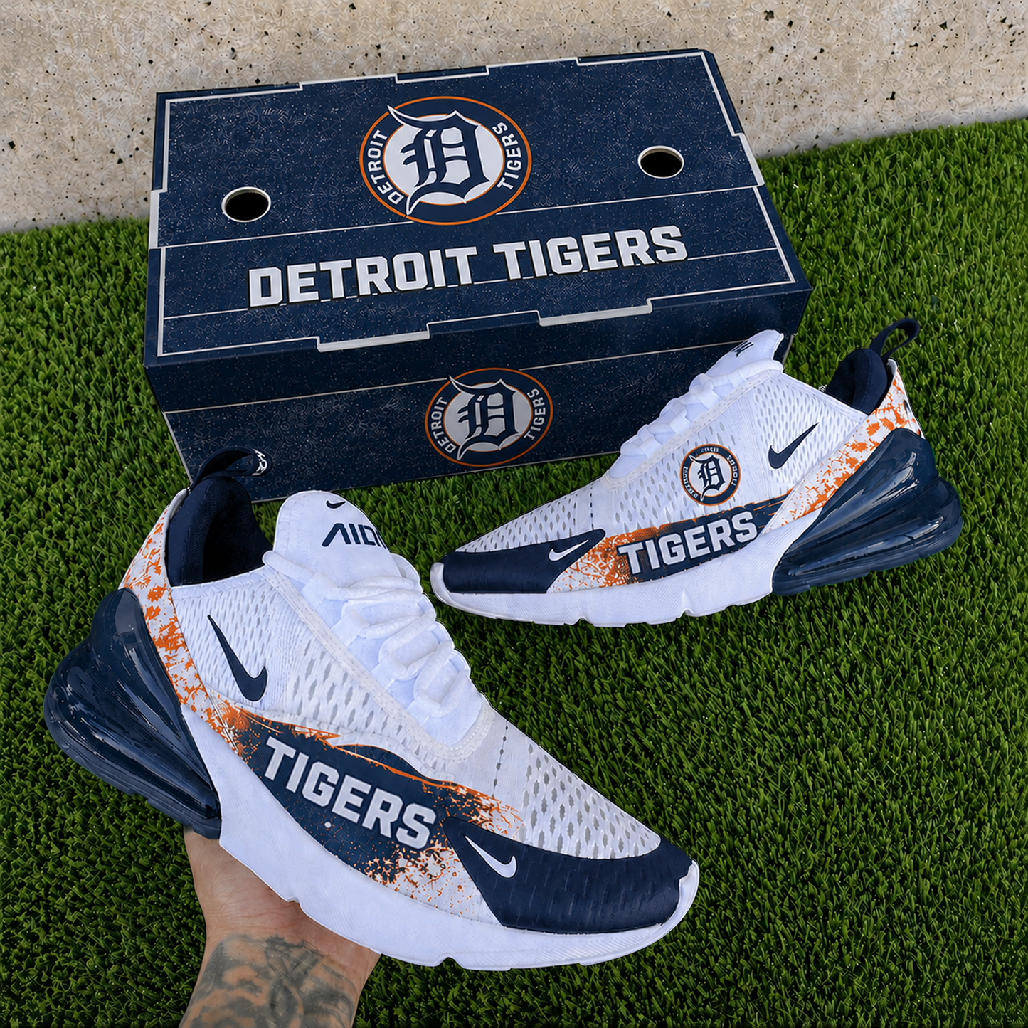 DET x MLB Nike Air Max 270 Shoes 1905 DatND DVT