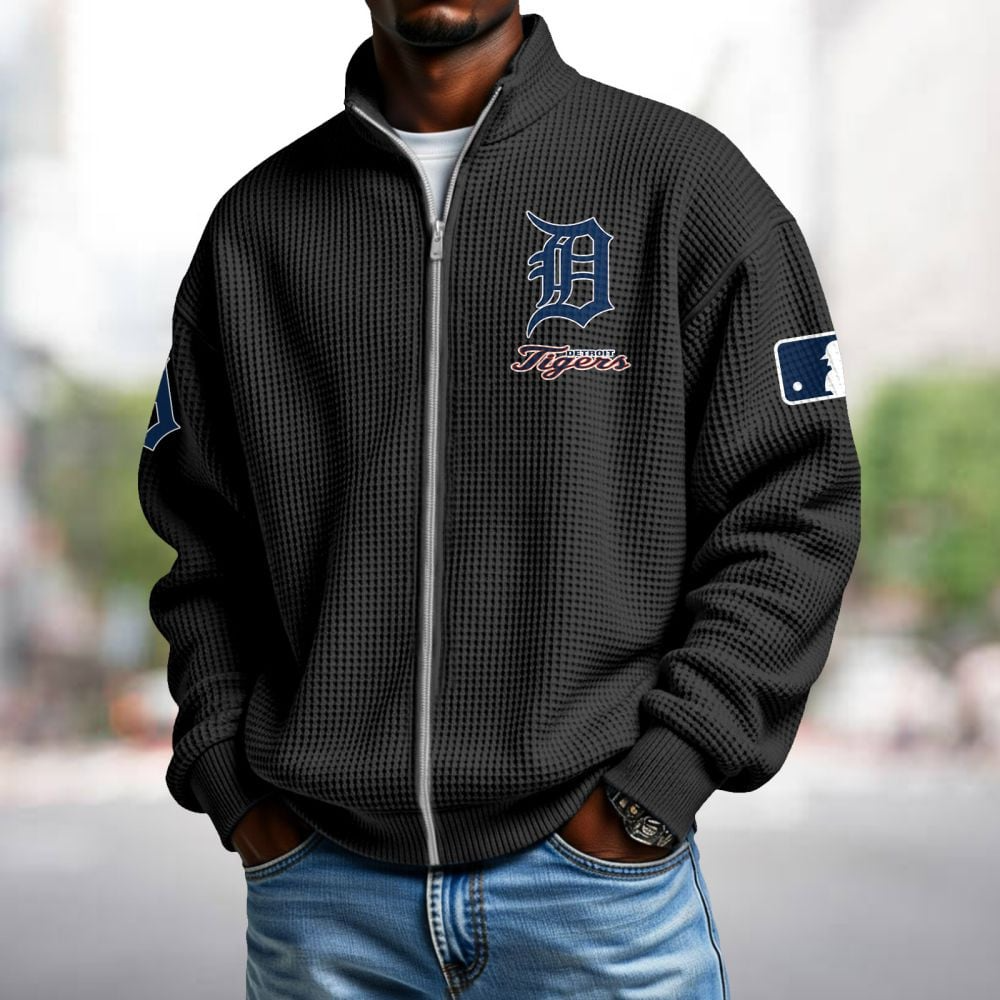 DET x MLB Waffle Zip-Up Sweatshirt DatND DVT