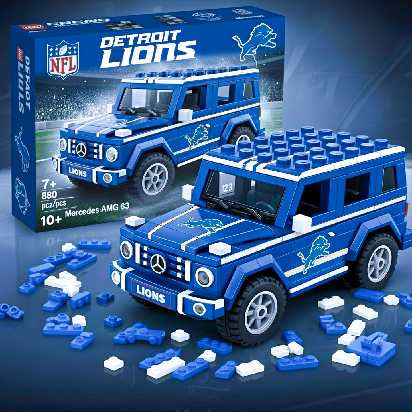 DET x NFL Building Blocks Offroad SUV DatND DVT