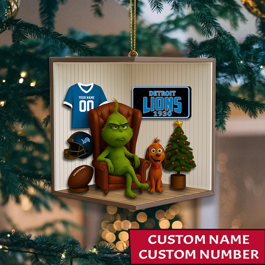 DET x NFL Christmas Ornament DatND DVT