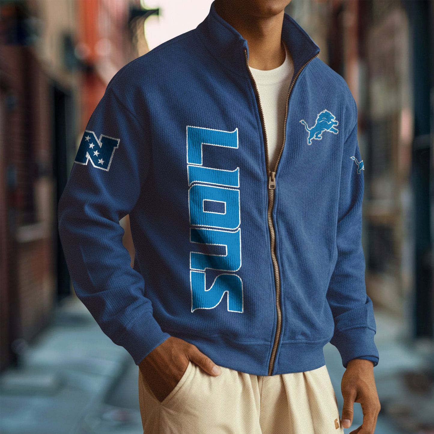 DET x NFL Corduroy Zip-Up Jacket DatND DVT