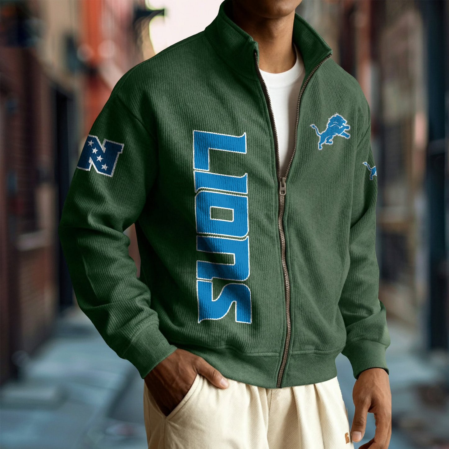 DET x NFL Corduroy Zip-Up Jacket DatND DVT