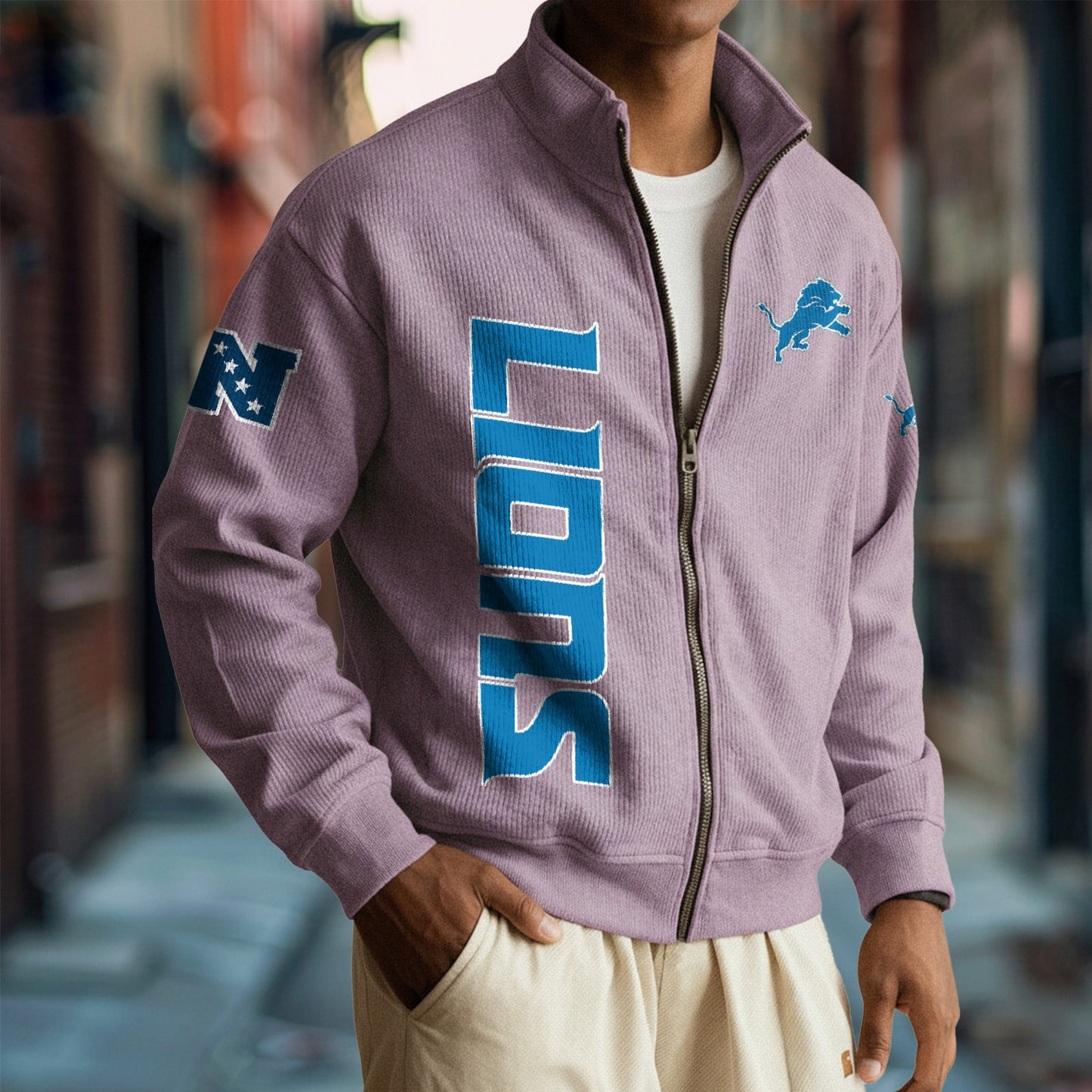 DET x NFL Corduroy Zip-Up Jacket DatND DVT